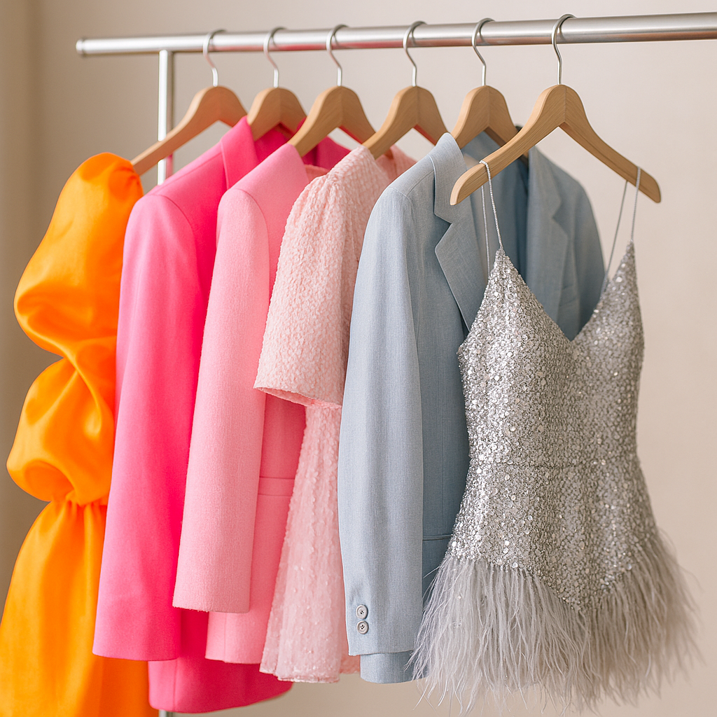 Stijlvolle kledingstukken in uiteenlopende kleuren, ingezet bij professionele kleuradvies sessies en persoonlijke kleurenanalyse in Haarlem.