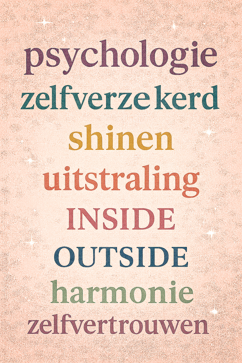 Psychologie zelfvertrouwen zelfverzekerd shinen uitstraling inside outside.