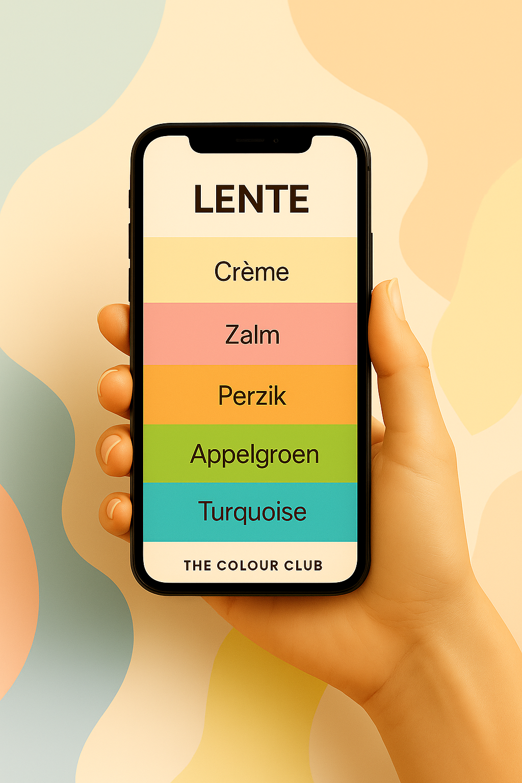 Je perfecte kleuren altijd bij de hand op je mobiel.