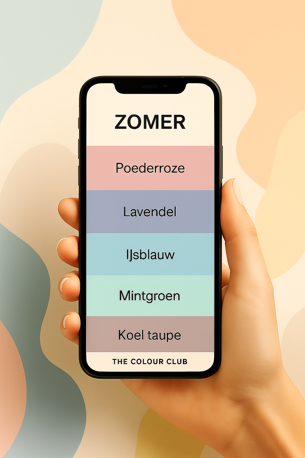 Gebruik je digitale kleurenwaaier op je mobiel tijdens het winkelen.