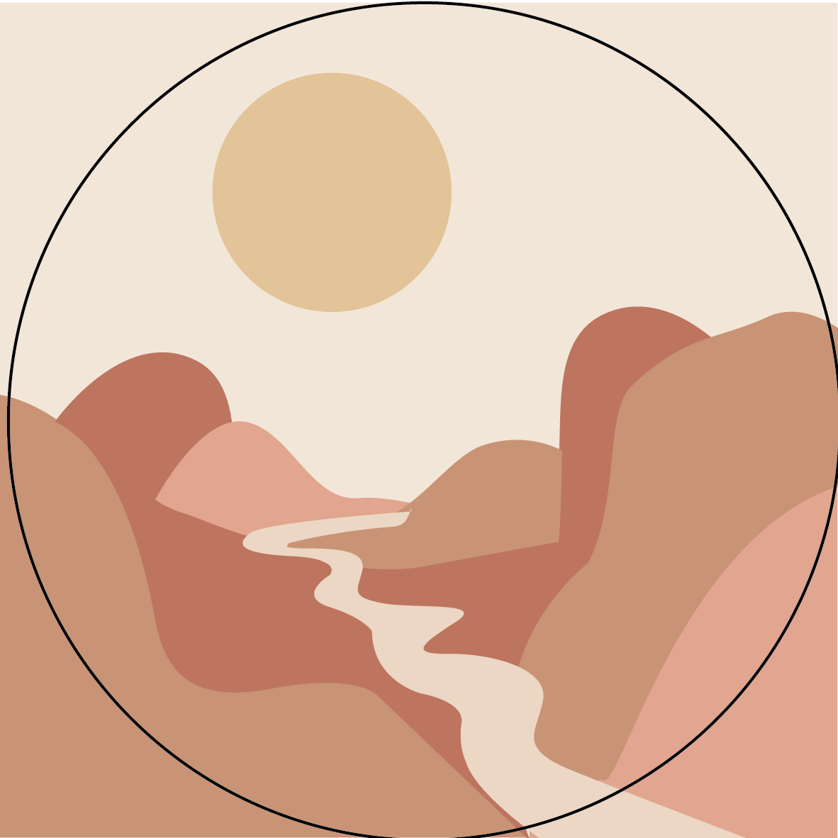 Lief leven illustratie wandelen