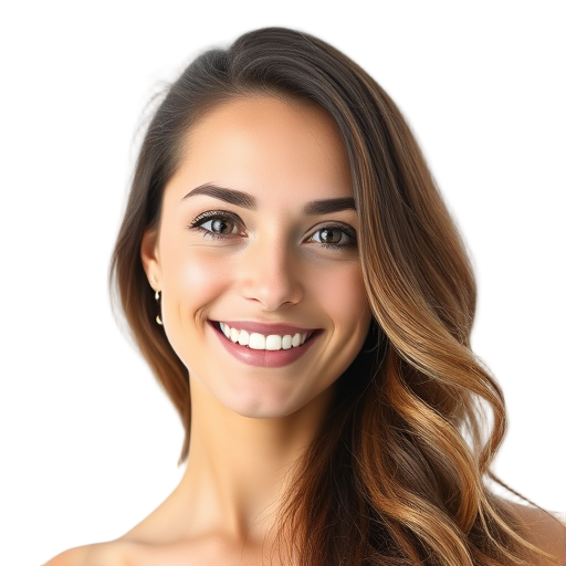 Een persoon glimlacht naar de camera met een witte achtergrond.