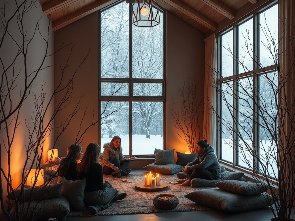 "A quiet winter interior
