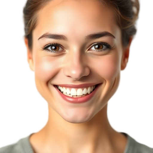 A person smiling to the camera with a white background looking like