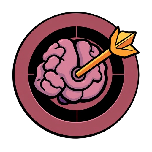 "brain unlocking" "rising arrow" "target bullseye"