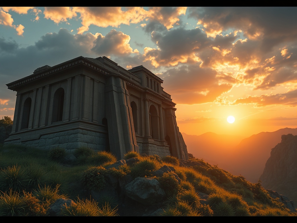 "Carefully describe an image in great detail that needs to generate, use quotes to split visual things. You MAY only use up to 25 words."