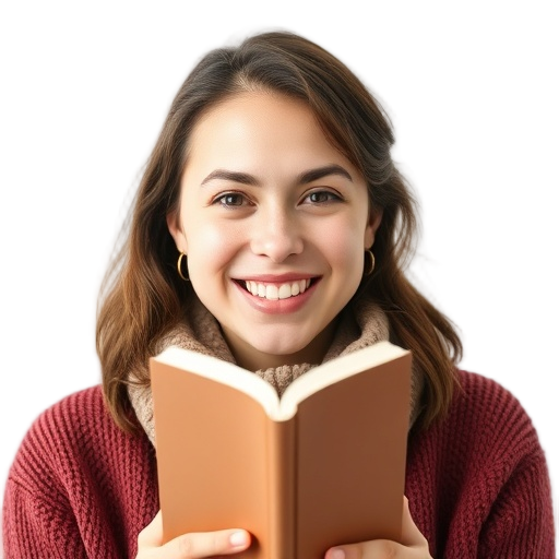 A person smiling to the camera with a white background looking like