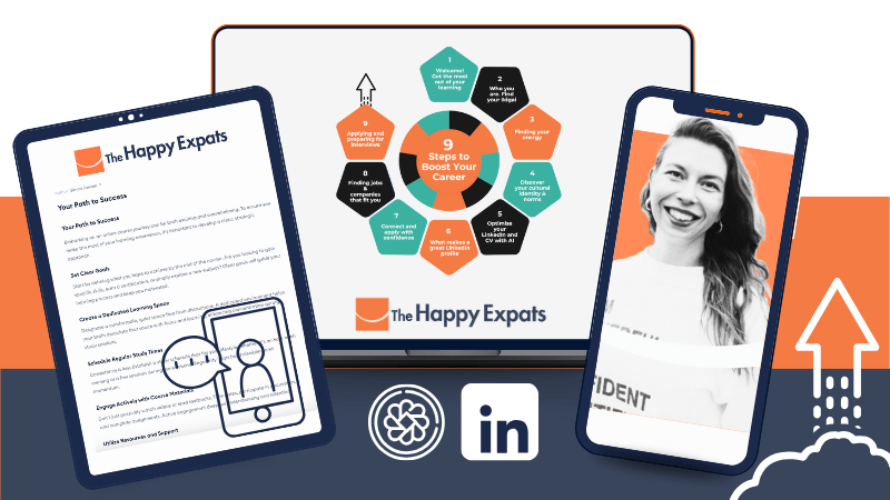 Mock-Up - Boost Your Career in the Netherlands - The Happy Expats - AIVA