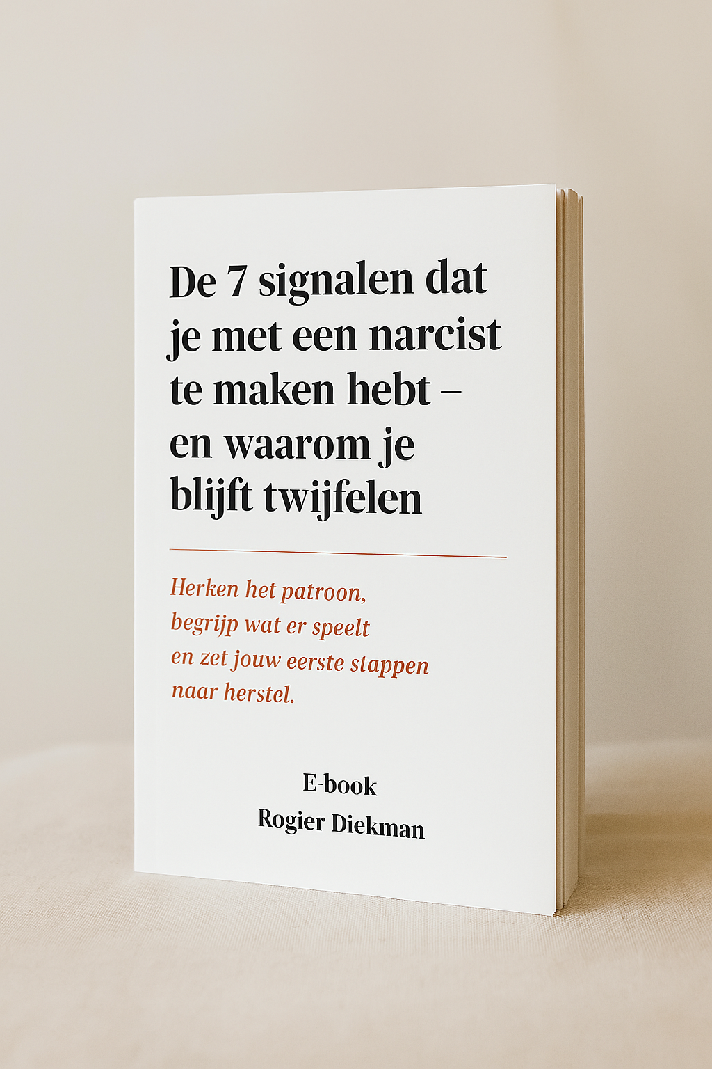 Cover van het gratis e-book 'De 7 signalen dat je met een narcist te maken hebt - en waarom jij blijft twijfelen'
