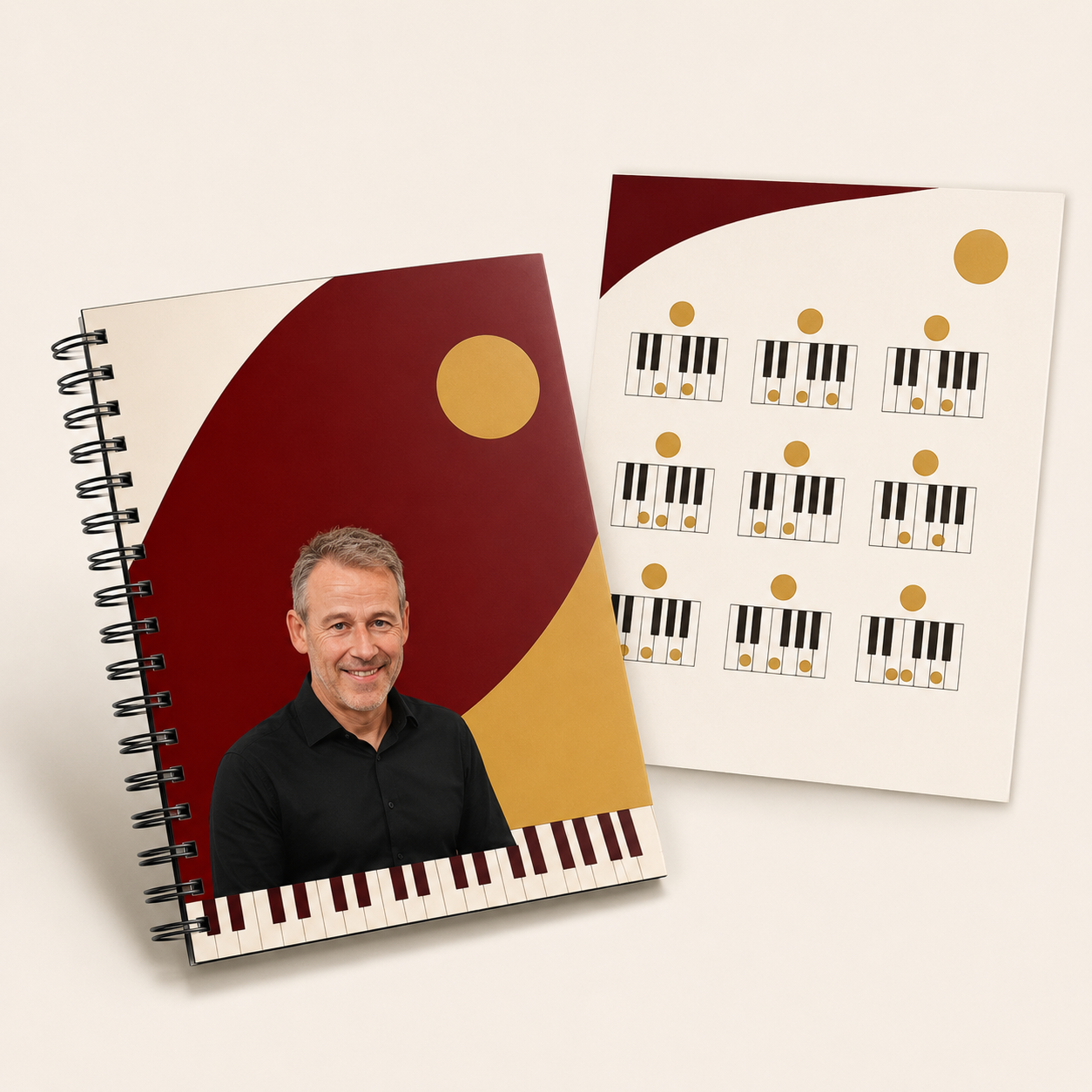 Akkoordenboek met 12 basisakkoorden