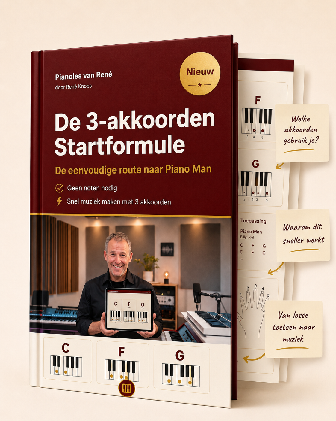 3 akkoorden startformule om zonder noten snel muziek te maken