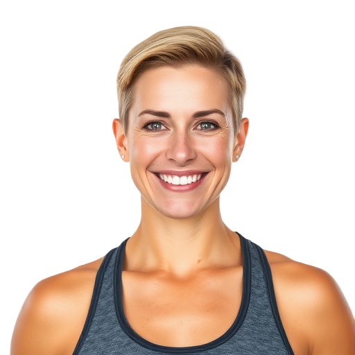 Een persoon glimlacht naar de camera met een witte achtergrond.