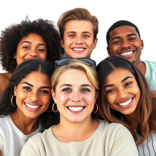 A person smiling to the camera with a white background looking like