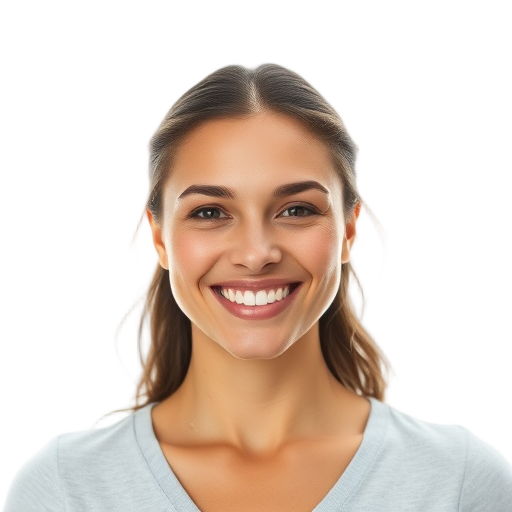 A person smiling to the camera with a white background looking like