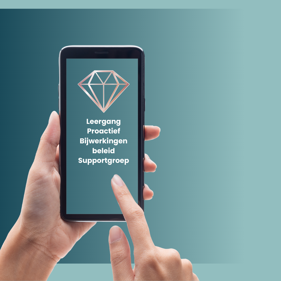 Leergang Proactief Bijwerkingenbeleid Supportgroep in Whatsapp