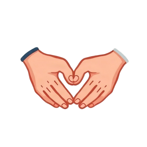 "two hands" "heart" "conversation"