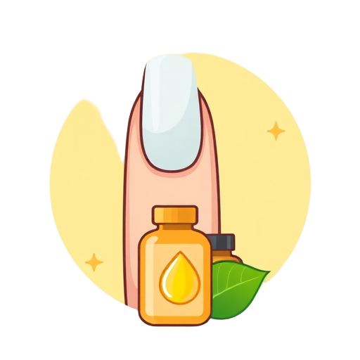"healthy nail" "oil drop" "green leaf" "two bottles" "clean shine" "growth arrows"