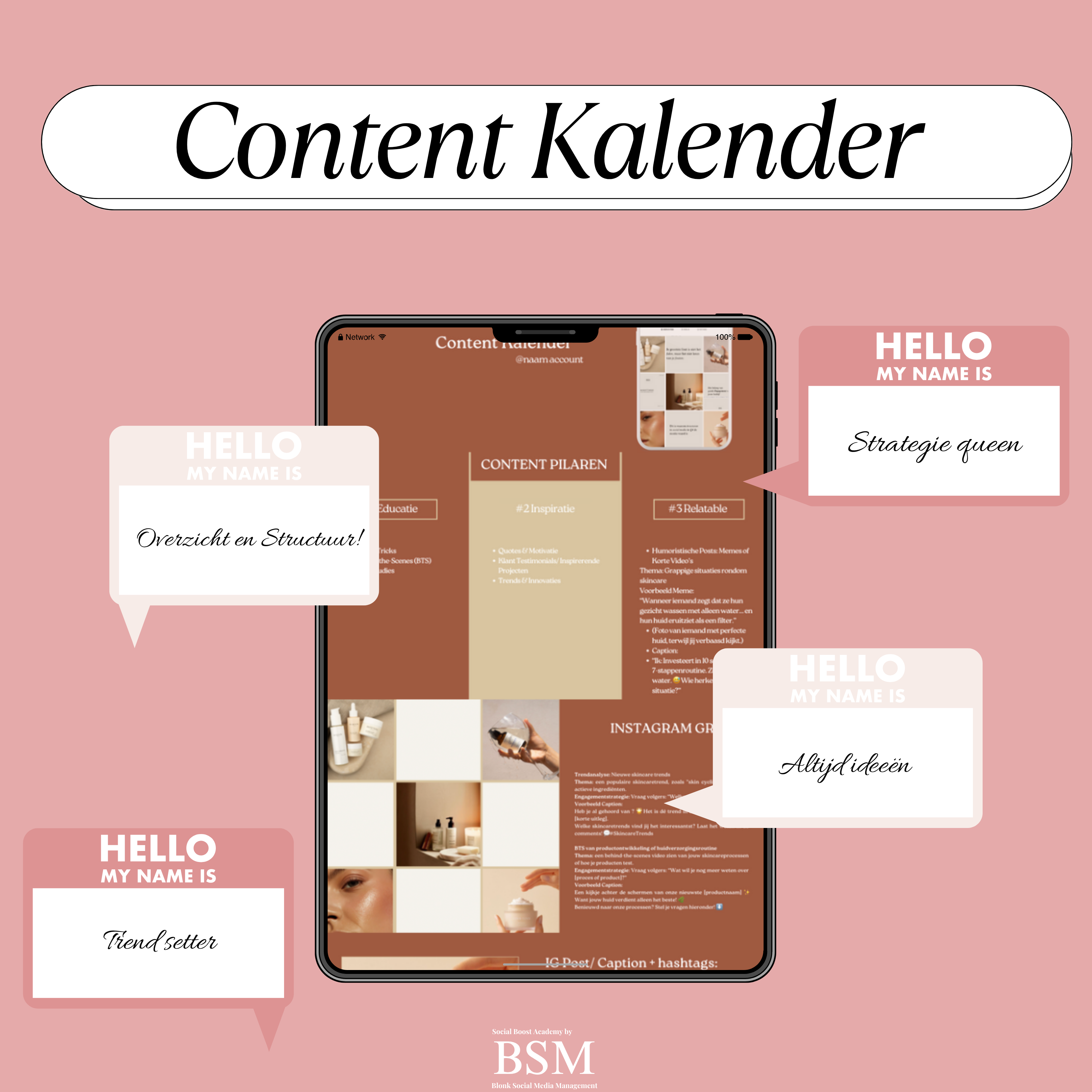Content Kalender Template