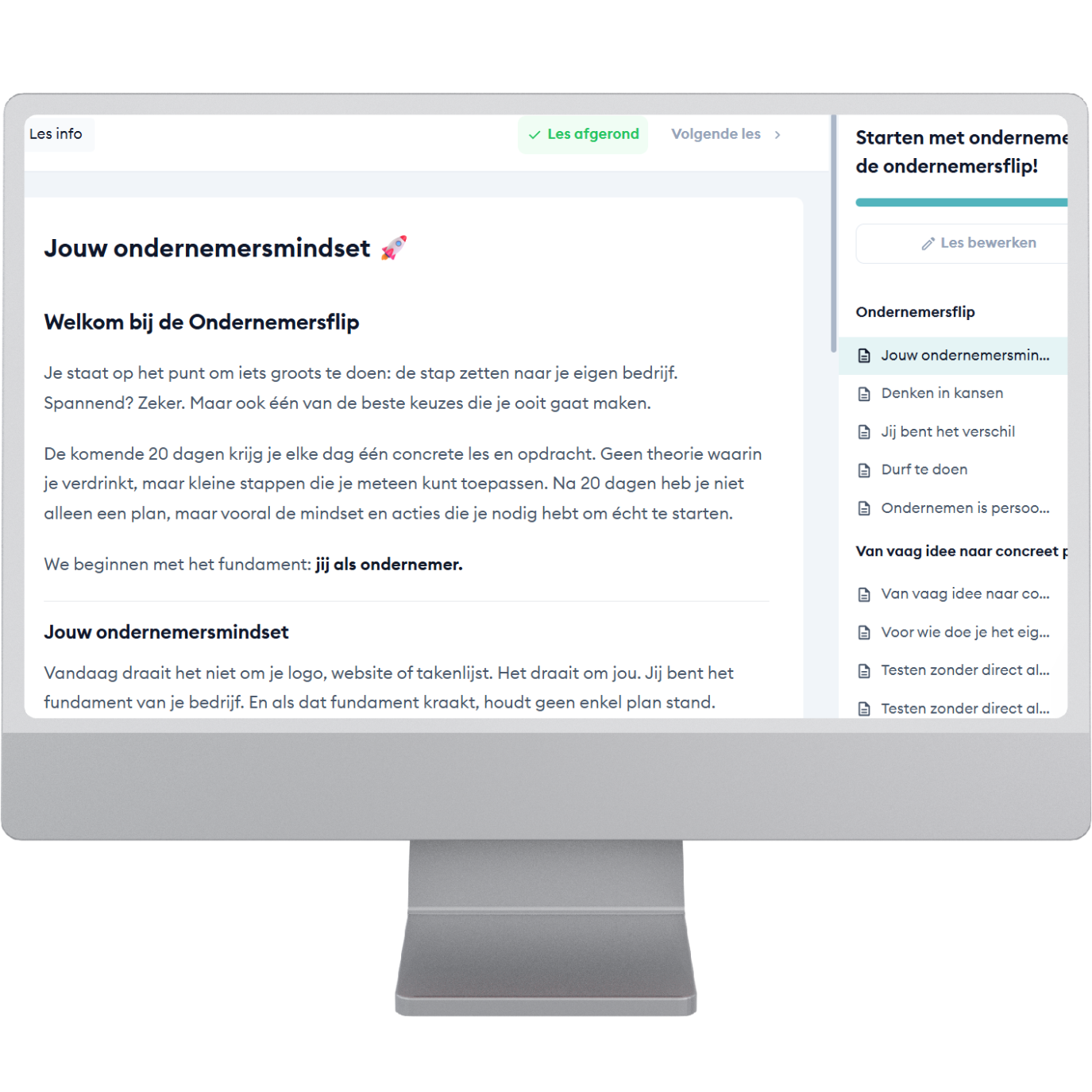 spoedcursus ondernemen