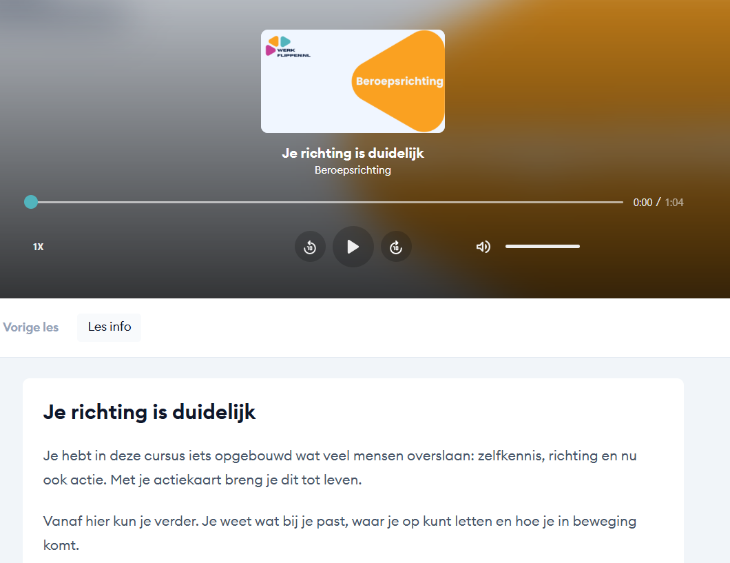 Lessen inclusief audio