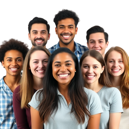 A person smiling to the camera with a white background looking like