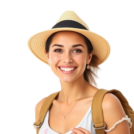 A person smiling to the camera with a white background looking like