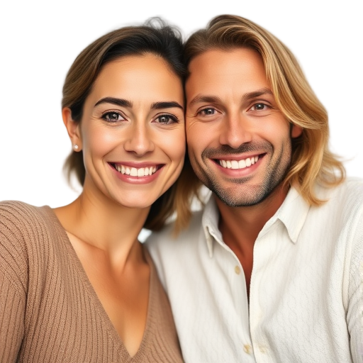 A person smiling to the camera with a white background looking like