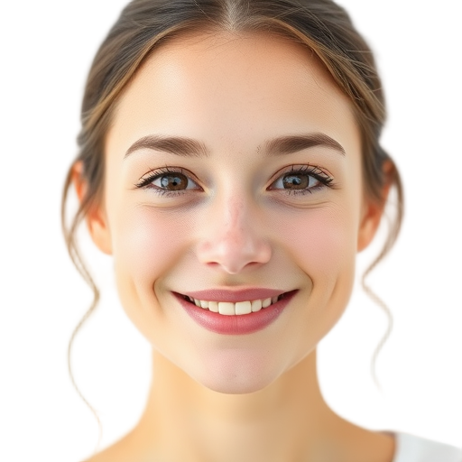 A person smiling to the camera with a white background looking like