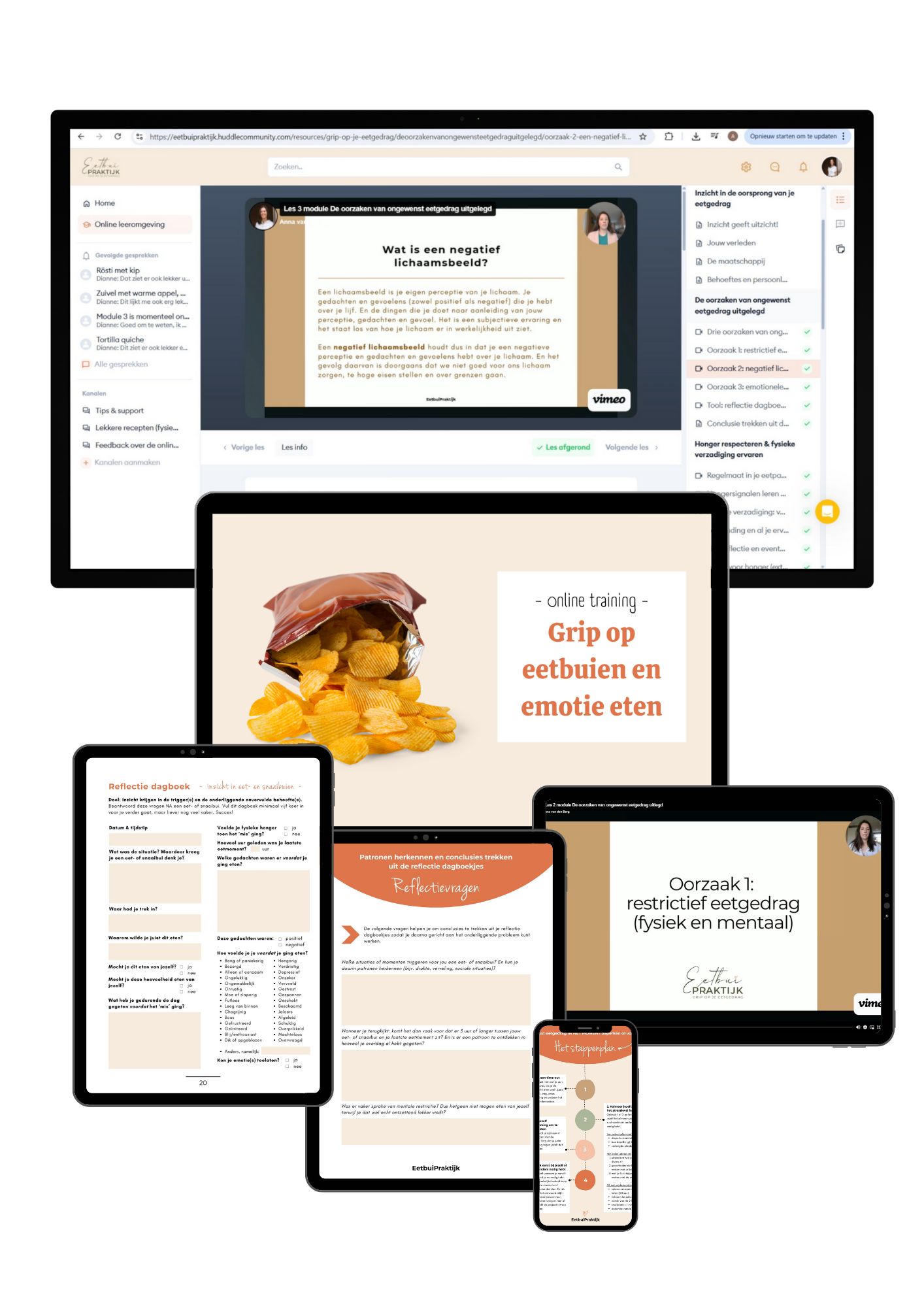 Grip op eetbuien en emotie eten cursus plaatje
