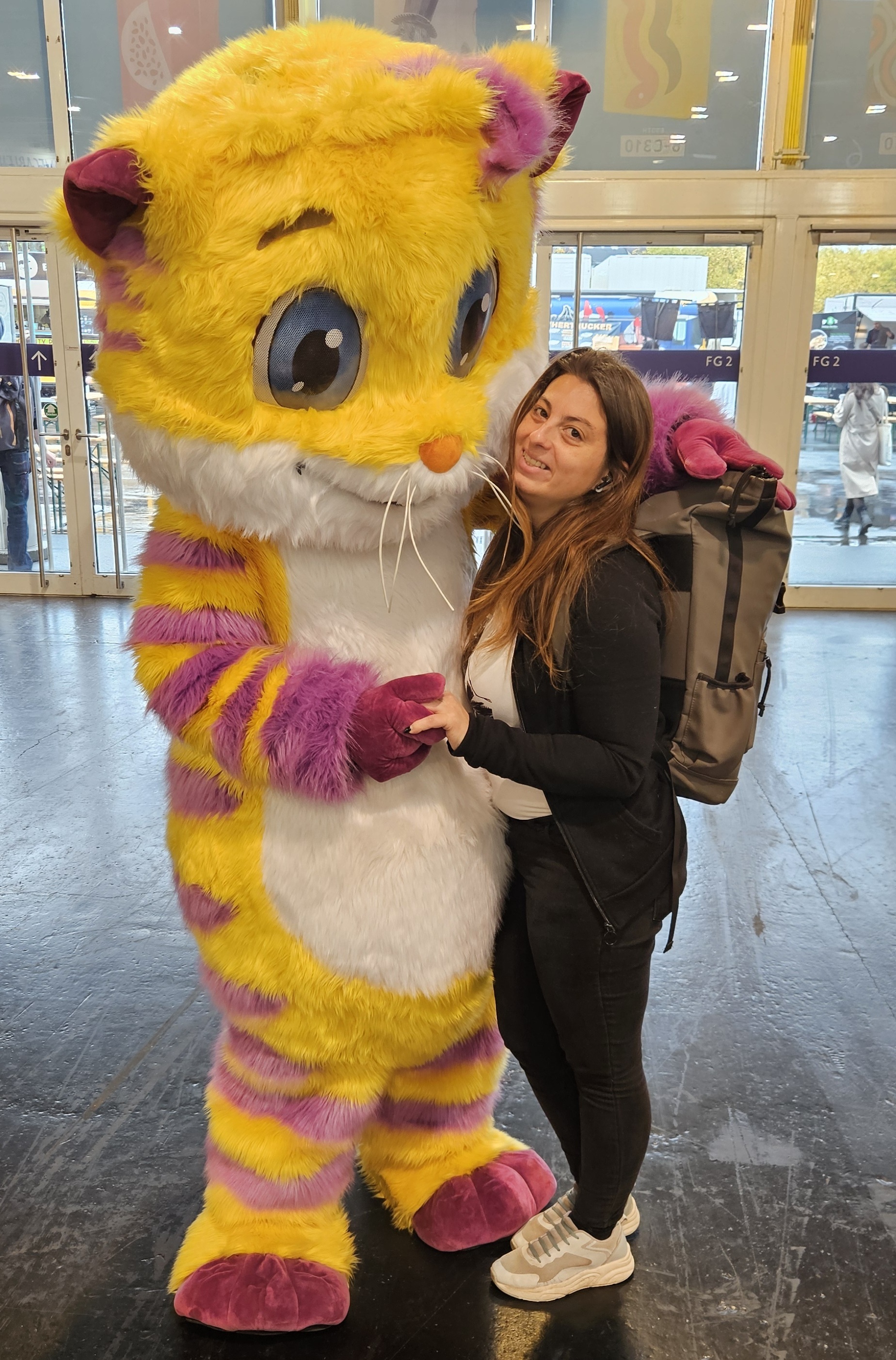 Mascotte SPIEL Essen Meeps Cat