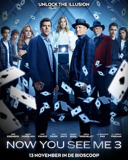 Now You See Me, Now You Don't Jesse Eisenberg Woody Harrelson Justice Smith