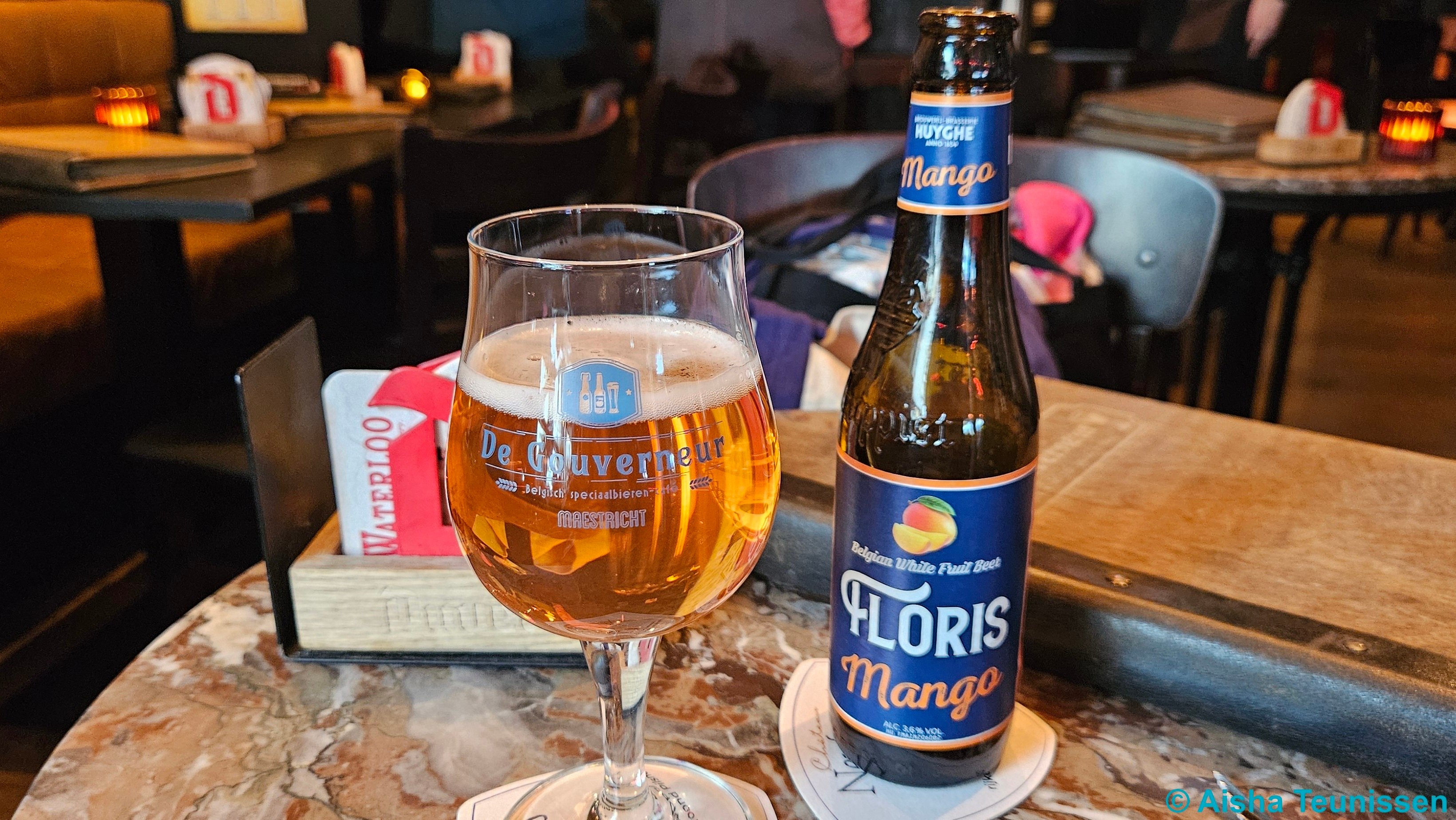 Biertaverne De Gouverneur Bierbijbel Fruitbieren Floris Mango