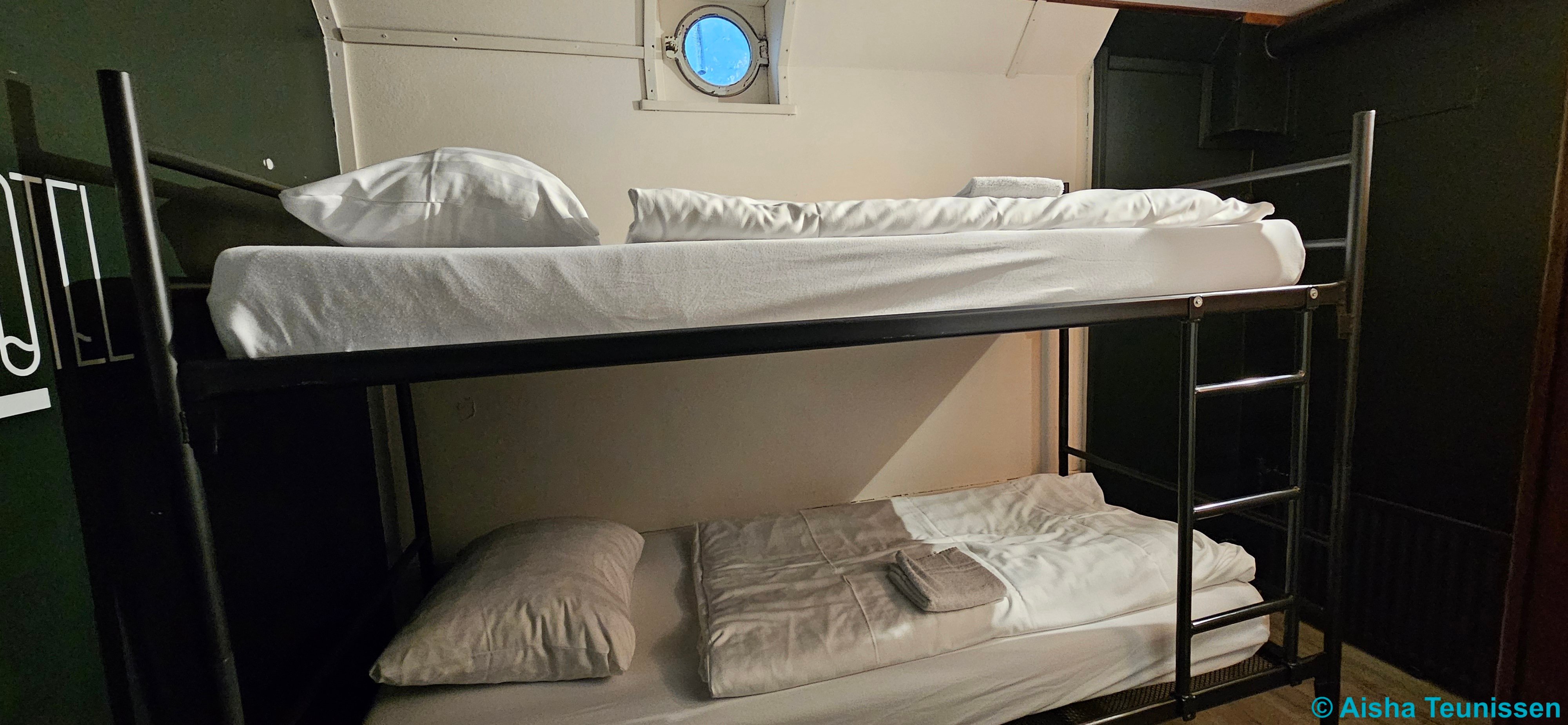 Botel Maastricht kamer met stapelbed