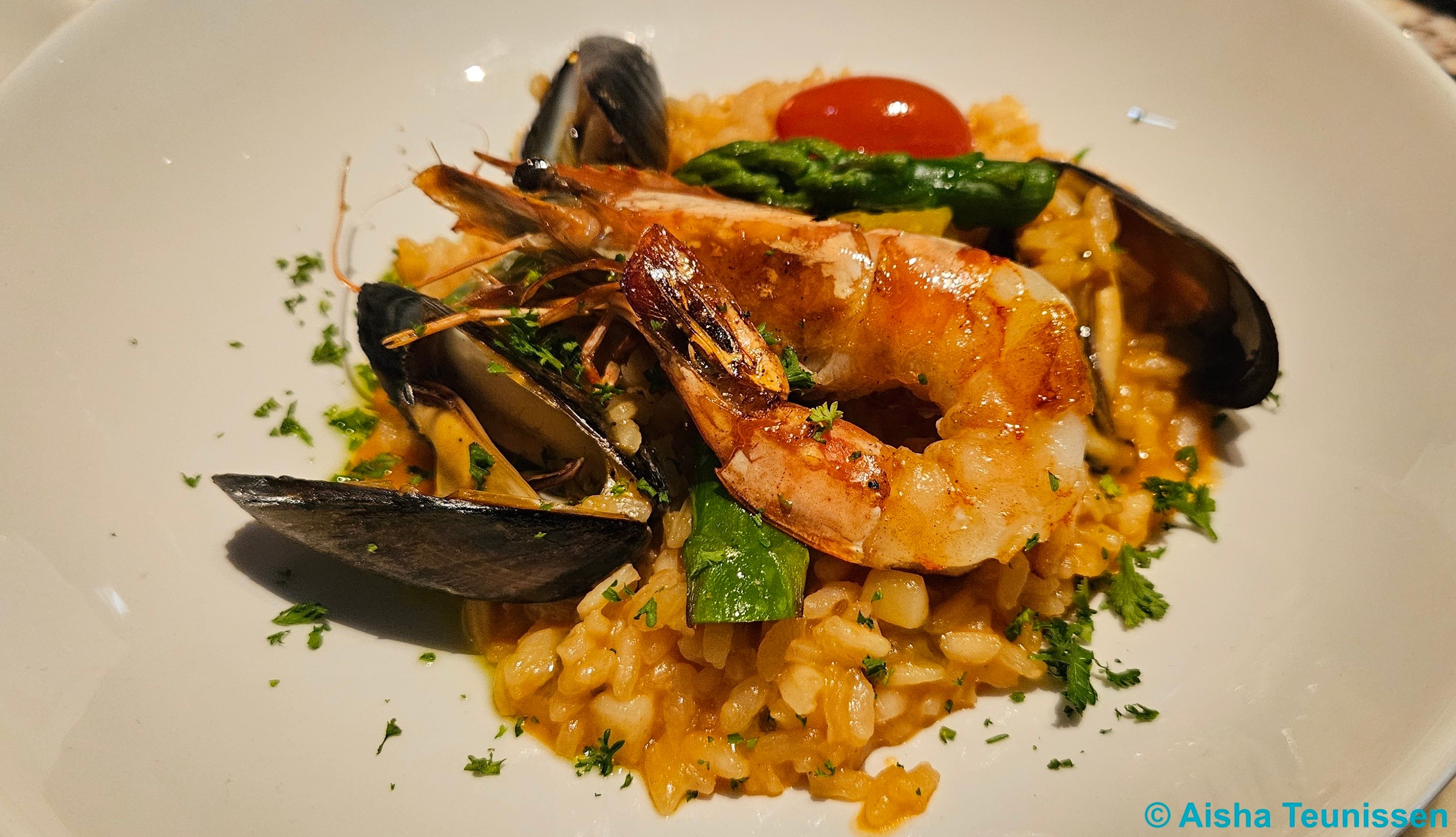 TUUR Restaurant Maastricht a la carte hoofdgerecht risotto met zeevruchten