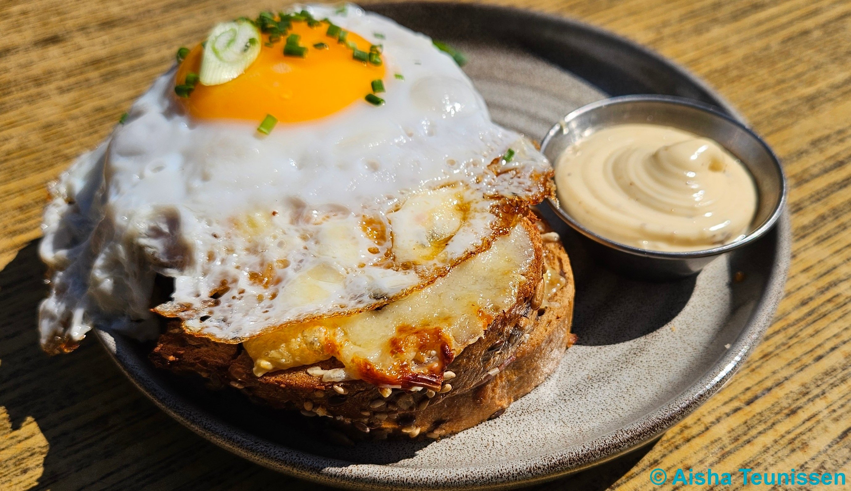 Café le Journal Neude Utrecht Lunch Croque Madame