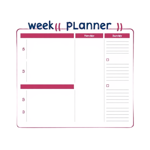 "digital planner" "week planner" "goal tracker" "reflection page" "user friendly" "simple tools"