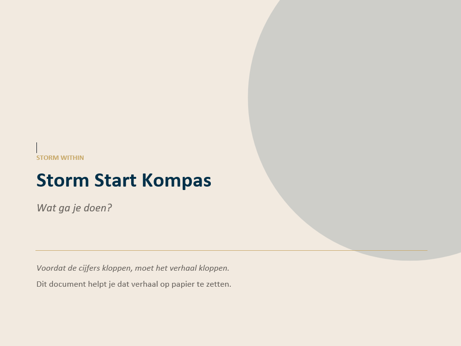 Storm Start Kompas