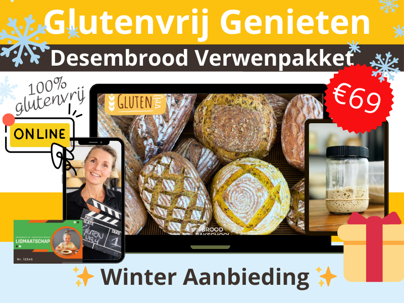 Glutenvrij Genieten Desembrood Winter - De Broodbakschool