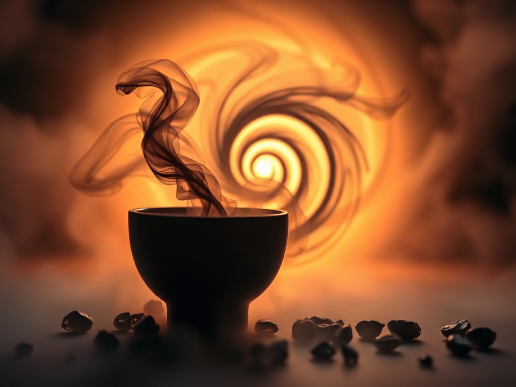 A serene inner journey scene