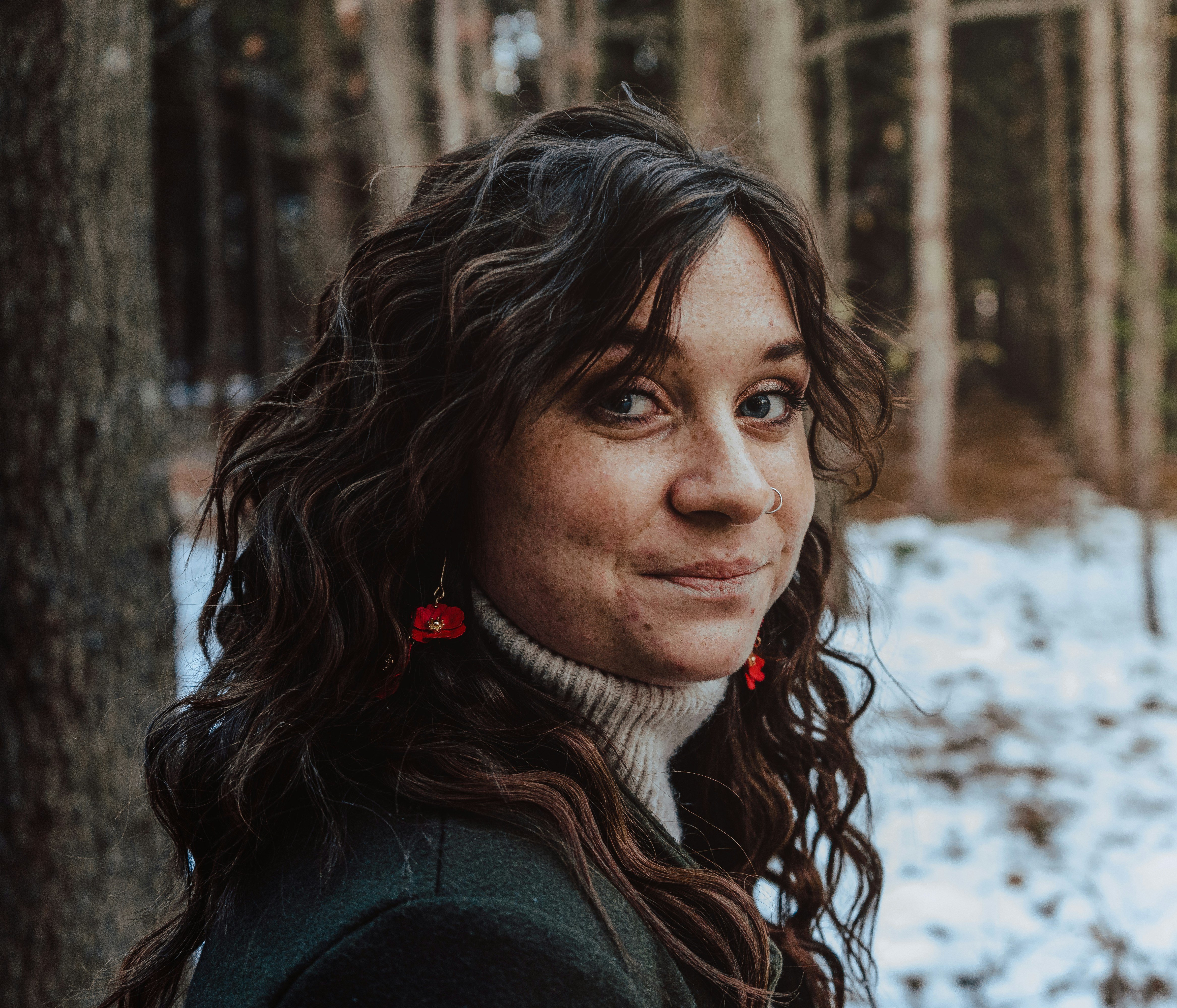 girl looking at camera