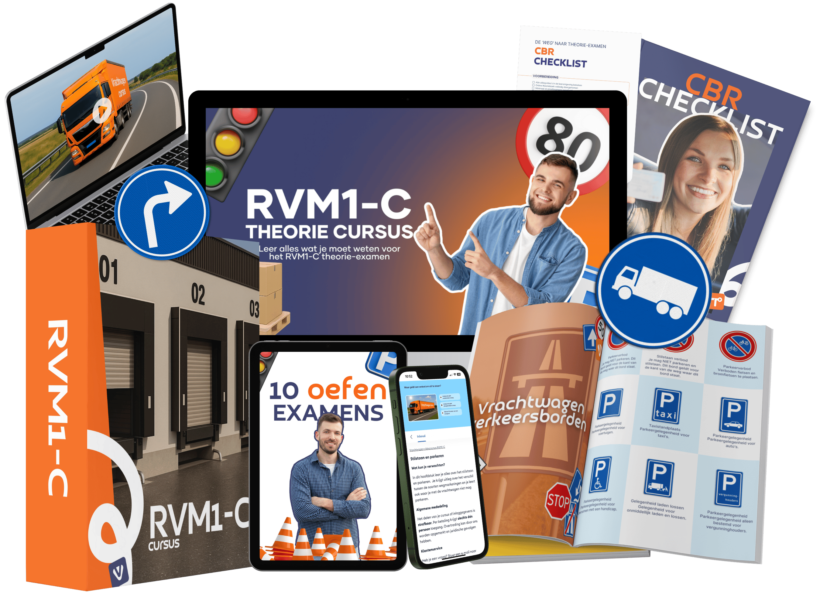 Vrachtwagen theorie RVM1-C cursus