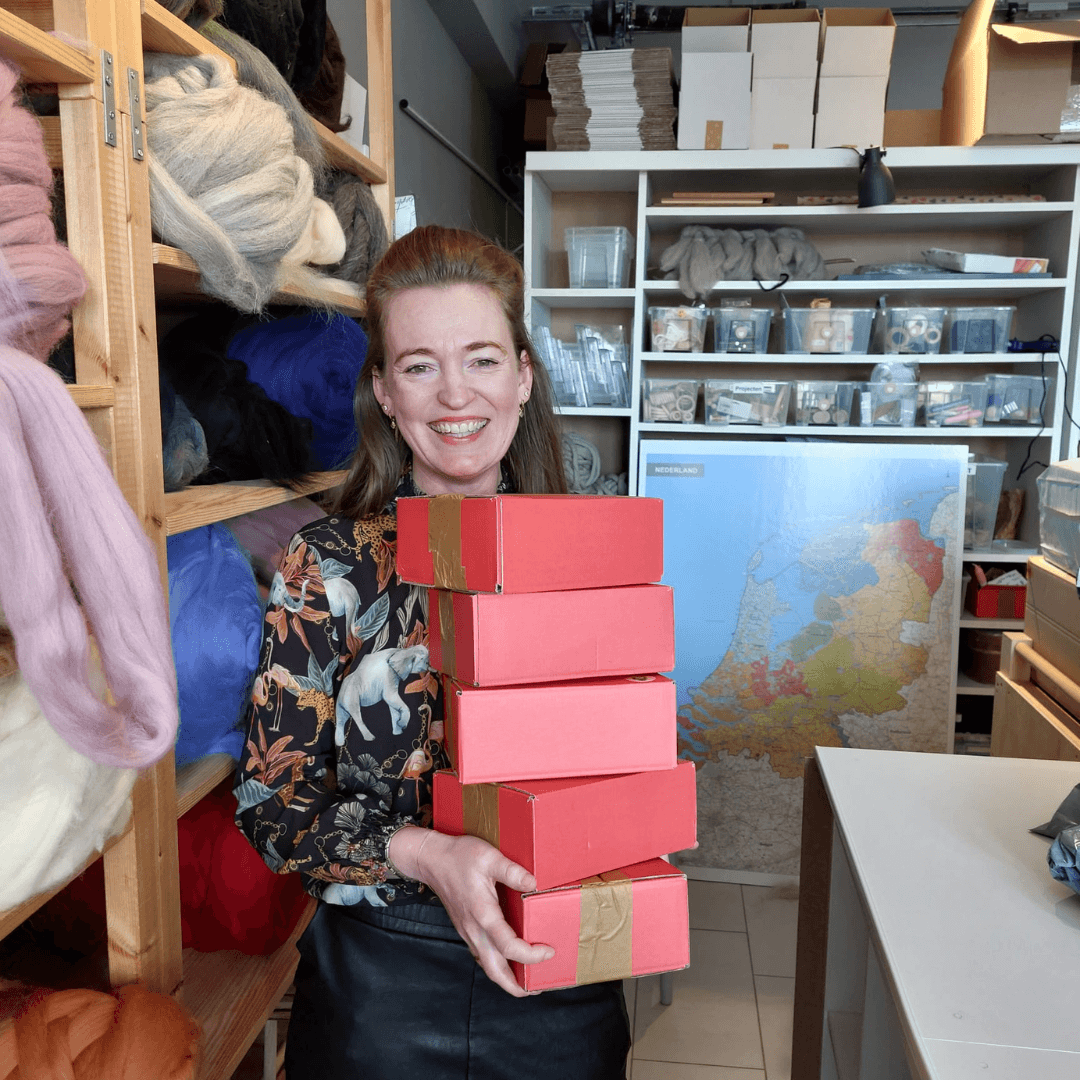 Creative boxen in het September18 magazijn