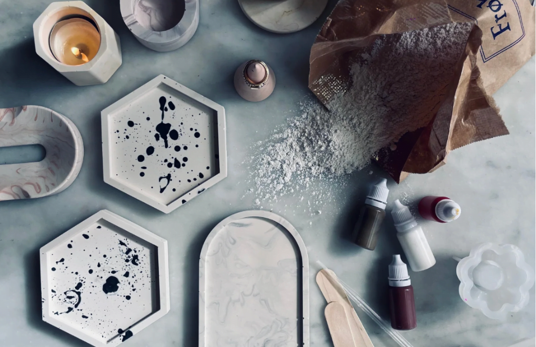 DIY Jesmonite schaaltjes met September18