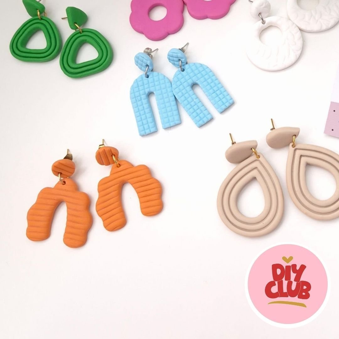 Oorbellen van polymeerklei maken met de DIY club