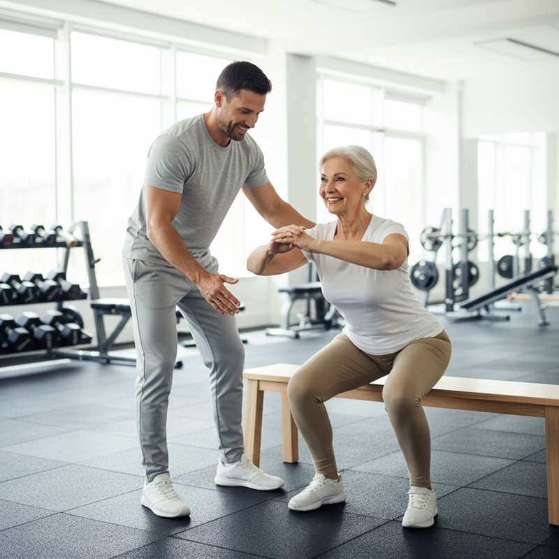 fitness oefeningen sportschool