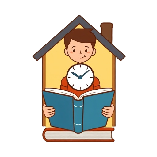 "home", "book", "clock", "person", "pen"