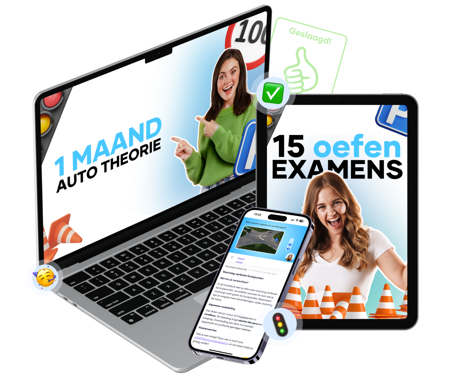 Pakket auto theorie 1 maand
