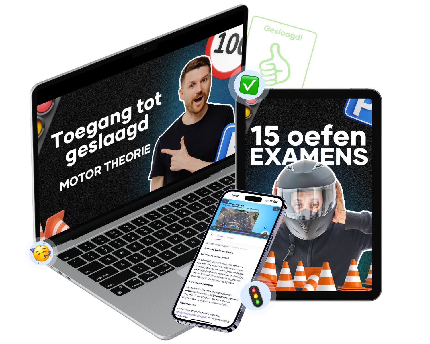 Motor theorie online oefenen