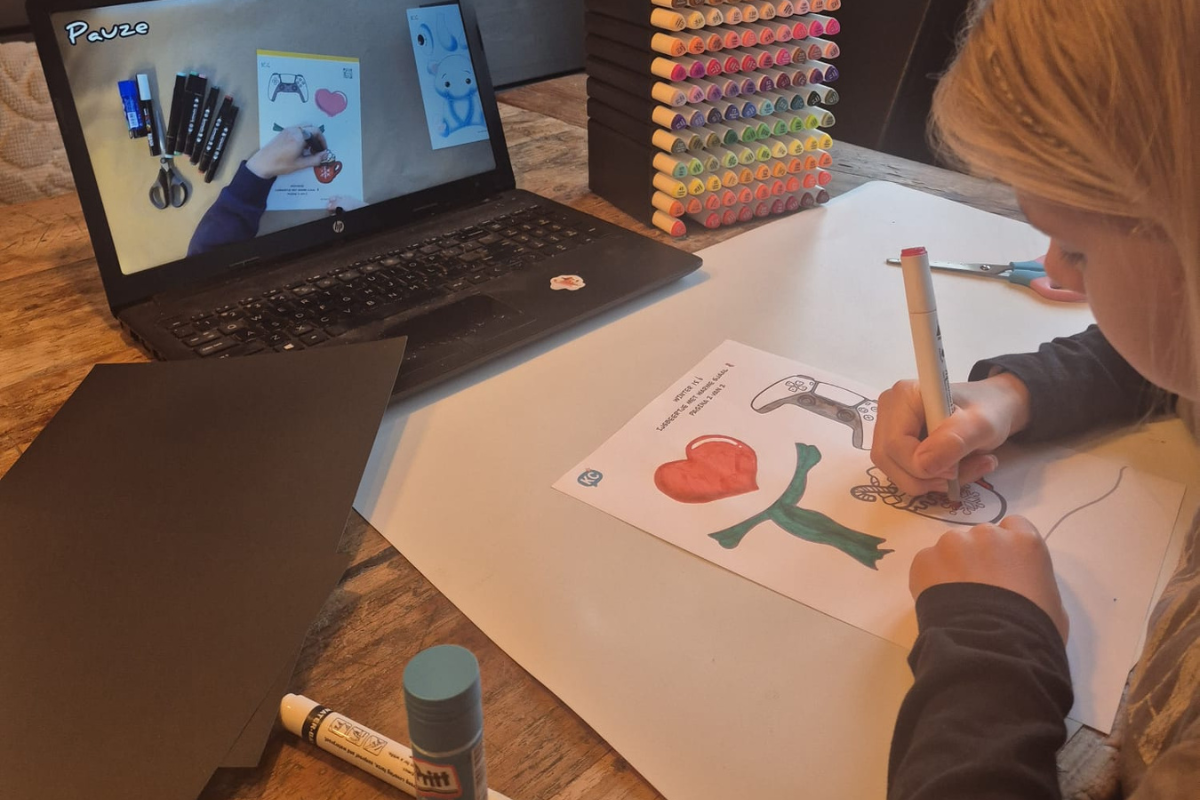 stap voor stap wordt alles duidelijk voor gedaan.