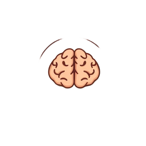 "calm plate" "soft brain" "food thoughts" "balance" "freedom" "mindful eating" "essence" "--" "simple, friendly icon of a plate with a peaceful brain inside, surrounded by gentle waves to symbolize rust; warm colors (soft greens and blues); clean outlines